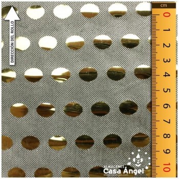 PAN DE ORO LENTEJUELA OVALADA 112cm