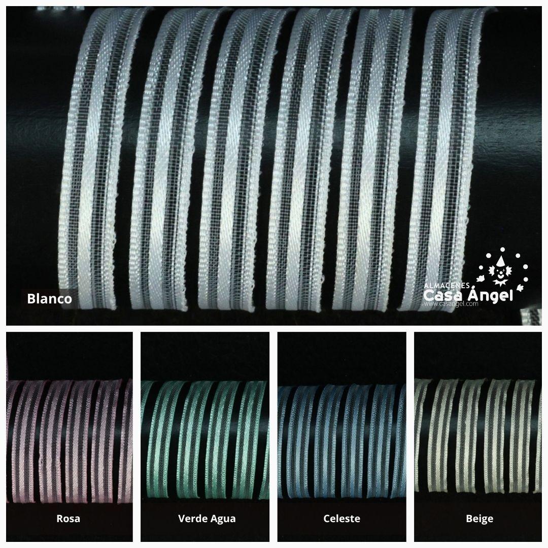 CINTA LISTAS FANTASÍA DE COLORES 5mm