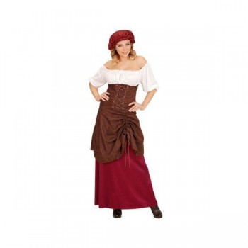 DISFRAZ POSADERA MEDIEVAL PARA MUJER