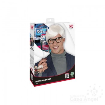 PELUCA BLANCA HOMBRE INTELECTUAL