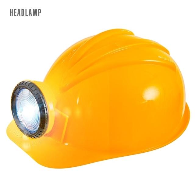 CASCO DE CONSTRUCTOR CON LINTERNA FUNCIONAL ADULTO