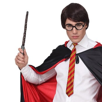 KIT APRENDIZ DE MAGO CON GAFAS CORBATA Y VARÍTA MÁGICA