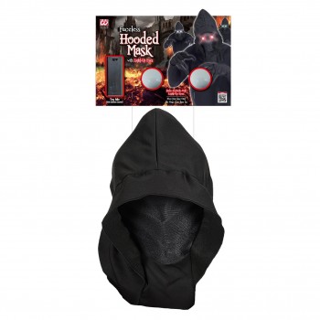 MÁSCARA INVISIBLE CAPUCHA OJOS LED HALLOWEEN ADULTOS