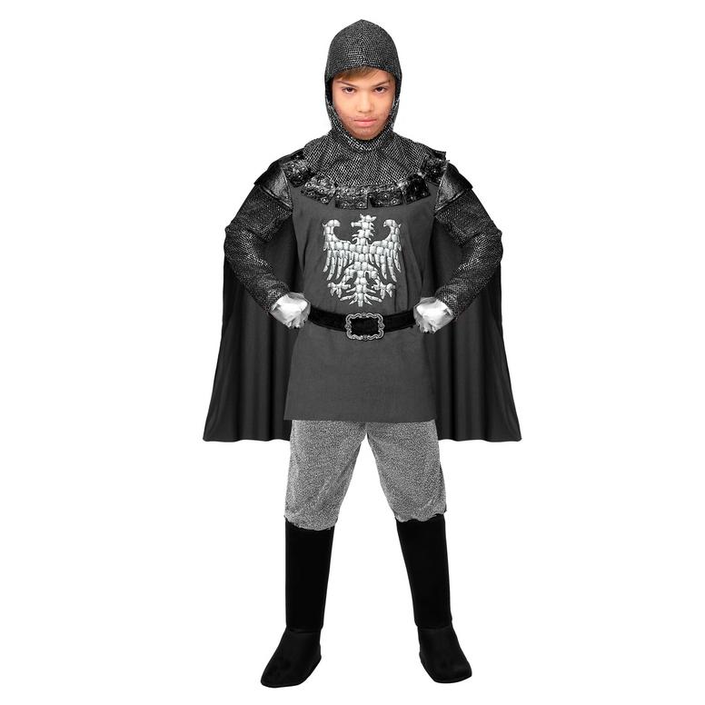 DISFRAZ NIÑO CABALLERO MEDIEVAL CAPUCHA Y CAPA