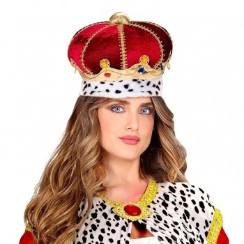 CORONA REAL CON PEDRERÍA PARA CABALGATAS DE REYES MAGOS
