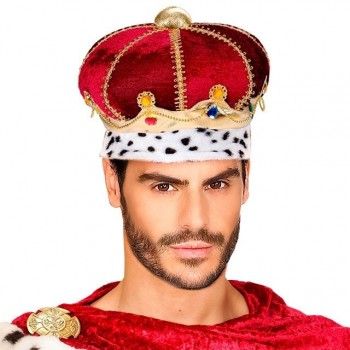 CORONA REAL CON PEDRERÍA PARA CABALGATAS DE REYES MAGOS