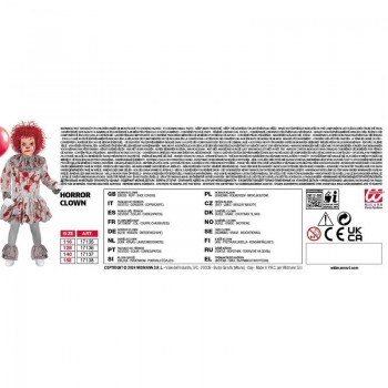 DISFRAZ DE HALLOWEEN DE PAYASO DEL TERROR INFANTIL