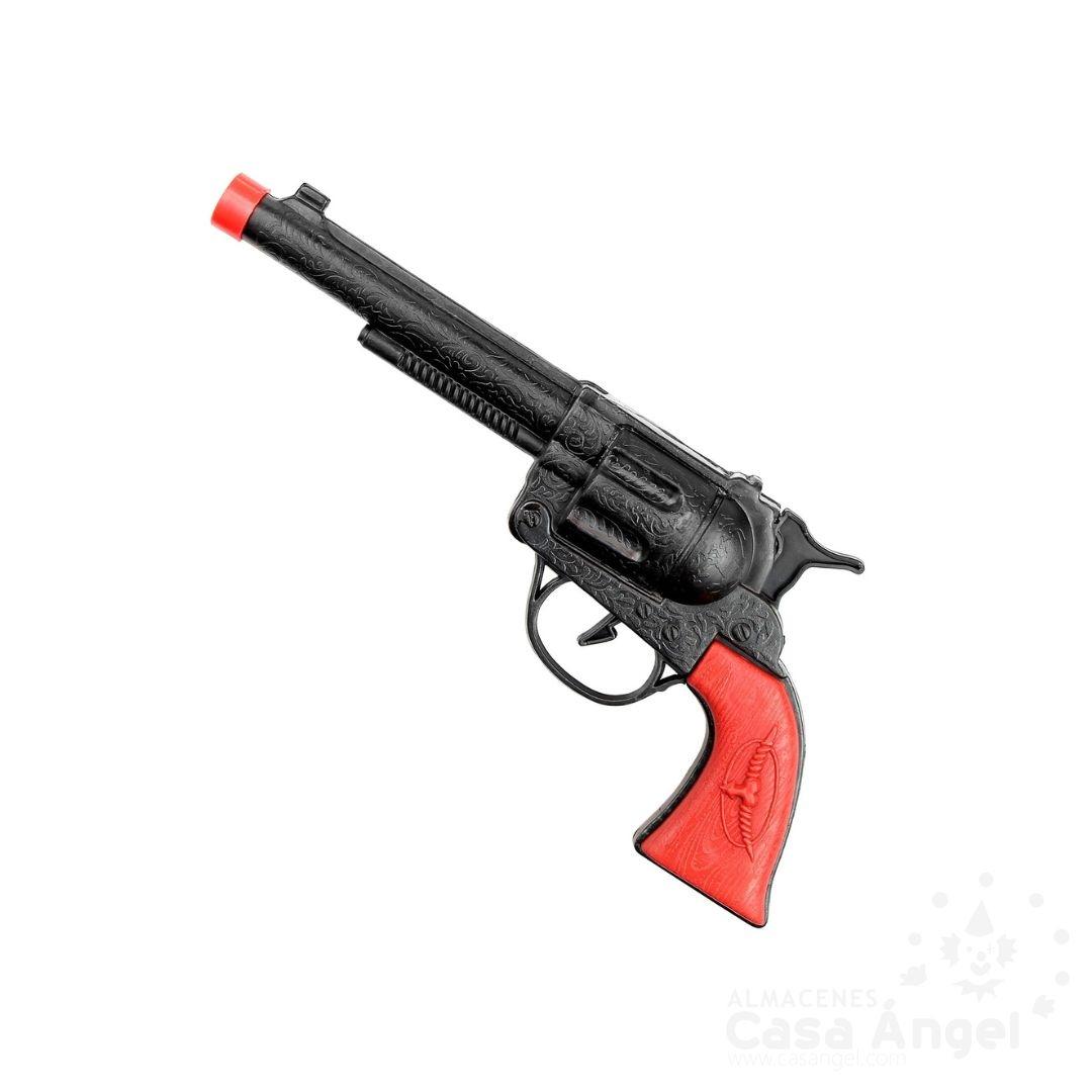 PISTOLA DE JUGUETE VAQUERO NEGRA 23cm