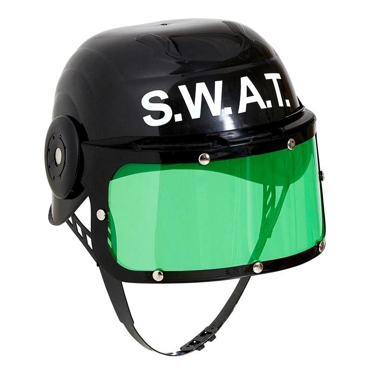 CASCO DE PLASTICO DURO ESTILO S.W.A.T.