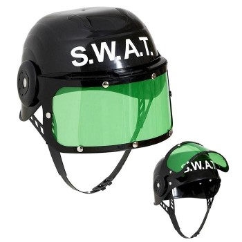 CASCO DE PLASTICO DURO ESTILO S.W.A.T.