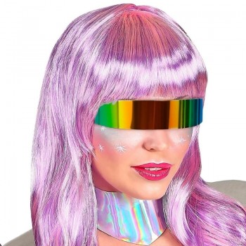 GAFAS FUTURISTA REFLEJANTES ARCOÍRIS