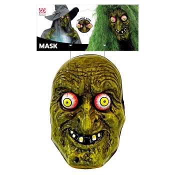 MÁSCARA BRUJA OJOS MÓVILES HALLOWEEN ADULTOS