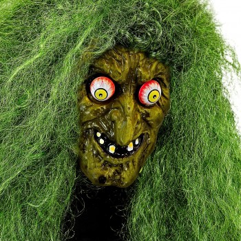 MÁSCARA BRUJA OJOS MÓVILES HALLOWEEN ADULTOS