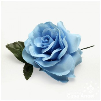 FLOR ROSA FLAMENCA SEVILLA POLIÉSTER 12cm