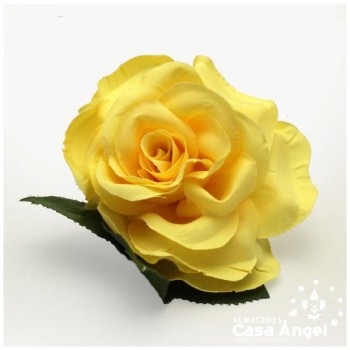 FLOR ROSA FLAMENCA SEVILLA POLIÉSTER 12cm