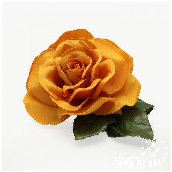 FLOR ROSA FLAMENCA SEVILLA POLIÉSTER 12cm