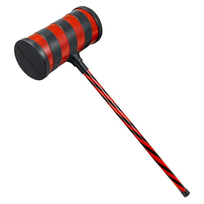 MARTILLO GIGANTE ACCESORIO ARLEQUÍN PAYASO HALLOWEEN 78cm