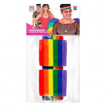 SET DE BANDAS PARA SUDADERA EN COLORES DEL ARCOÍRIS