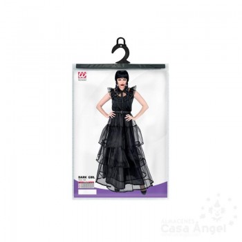 DISFRAZ DE MIÉRCOLES ADDAMS VESTIDO DE BAILE ADULTO