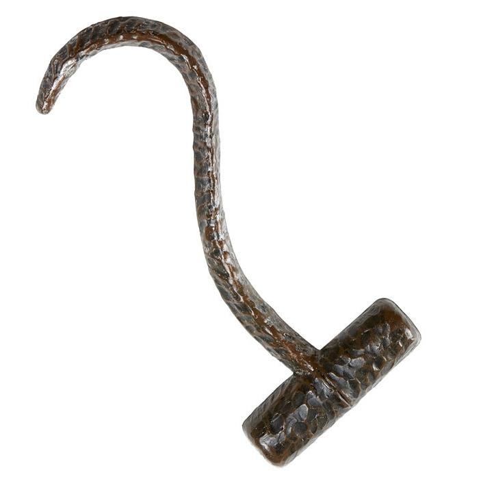 GARFIO DE PLÁSTICO EFECTO ÓXIDO 25cm