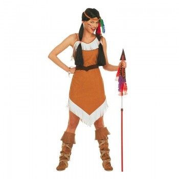 LANZA DE INDIO CON PLUMAS PLEGABLES 125cm
