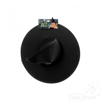 SOMBRERO DE BRUJA FLEXIBLE COLOR NEGRO