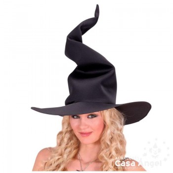 SOMBRERO DE BRUJA FLEXIBLE COLOR NEGRO