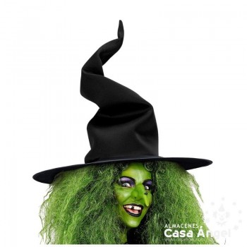 SOMBRERO DE BRUJA FLEXIBLE COLOR NEGRO