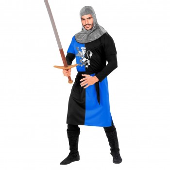CABALLERO MEDIEVAL AZUL ADULTO HOMBRE