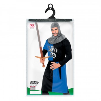 CABALLERO MEDIEVAL AZUL ADULTO HOMBRE