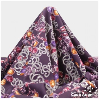 NEOPRENO DOBLE ESTAMPADO JOYAS 150cm