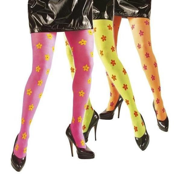 PANTYS HIPPIES DE FLORES