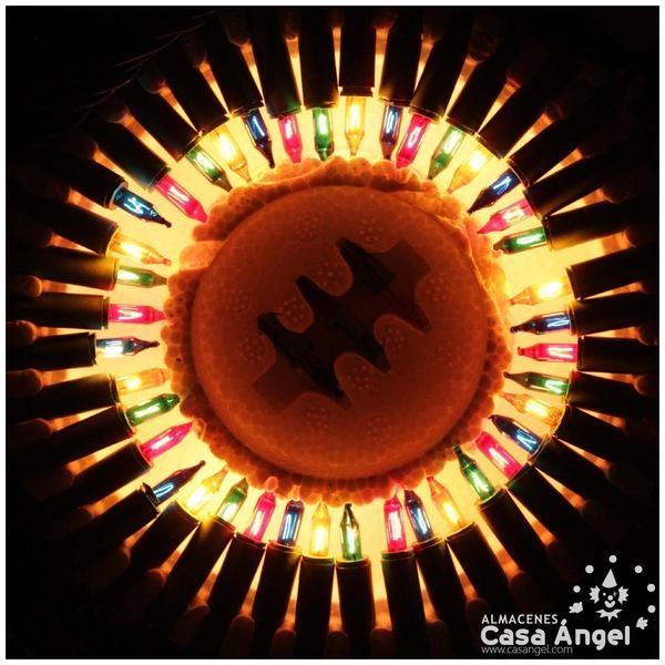 JUEGO DE 40 LUCES DE COLOR CON MÚSICA Y SECUENCIADOR
