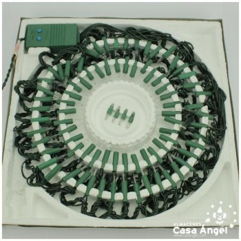 JUEGO DE 80 LUCES BLANCAS CON MÚSICA Y SECUENCIADOR