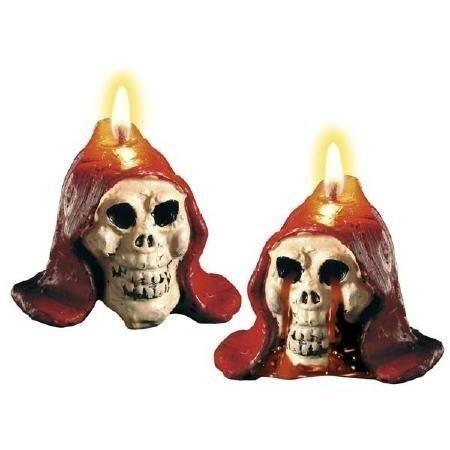 SET VELAS CALAVERA ENSANGRENTADA 6cm