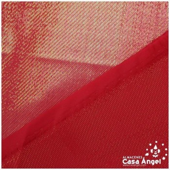 LAMINÉ ROJO IRISADO SERIE TORNADO 115cm