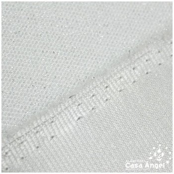 TELA PUNTO BRILLANTE PLATA 150cm