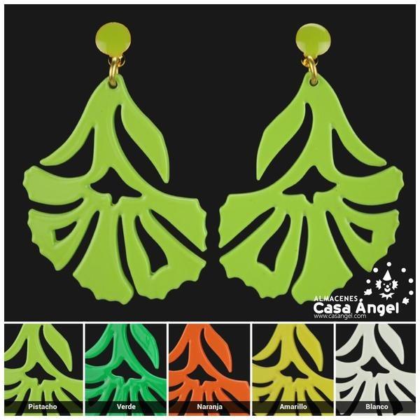 PENDIENTES CLAVEL VARIOS COLORES INFANTIL