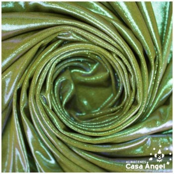 PUNTO BISÚ VERDE OLIVA TORNASOL SERIE SLINKY 150cm