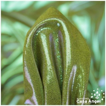 PUNTO BISÚ VERDE OLIVA TORNASOL SERIE SLINKY 150cm