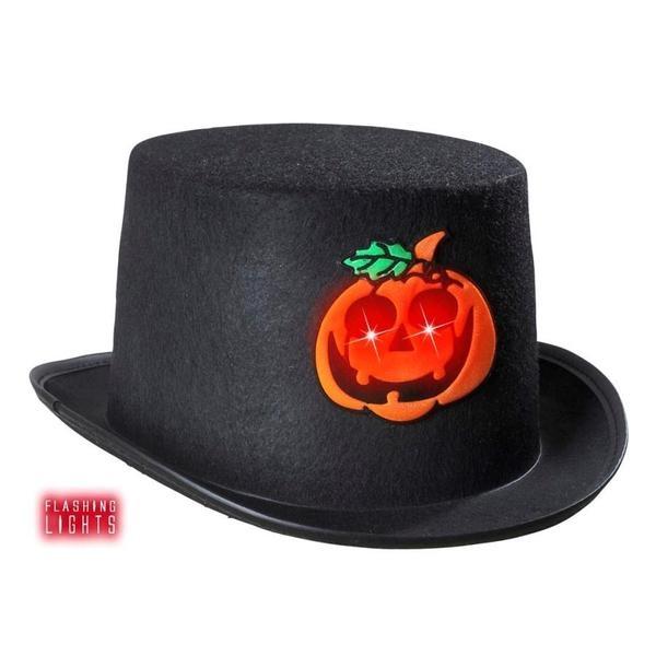 SOMBRERO COPA FIELTRO HALLOWEEN CALABAZAS