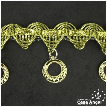 PASAMANERÍA FLECOS CON AROS 4cm