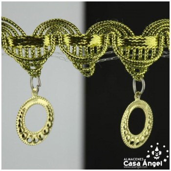 PASAMANERÍA FLECOS CON AROS 4cm