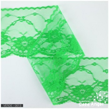PUNTILLA DE NYLON RÍGIDA EN COLORES LISOS 90mm