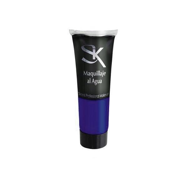 TUBO MAQUILLAJE AL AGUA AZUL OSCURO 30ml