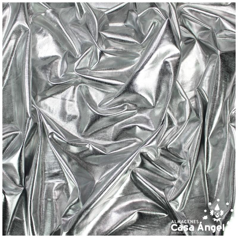 LYCRA PLATEADA FOIL EXTRABRILLO 150cm