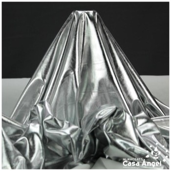 LYCRA PLATEADA FOIL EXTRABRILLO 150cm
