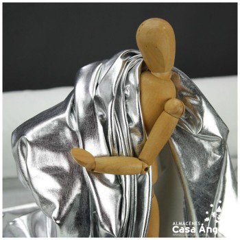 LYCRA PLATEADA FOIL EXTRABRILLO 150cm
