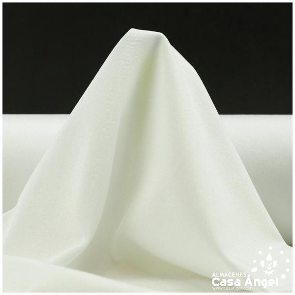 TELA LYCRA LISA BRILLANTE BLANCA 150cm