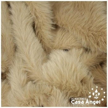TEJIDO DE PELO COLOR BEIGE SERIE SUGAR 150cm